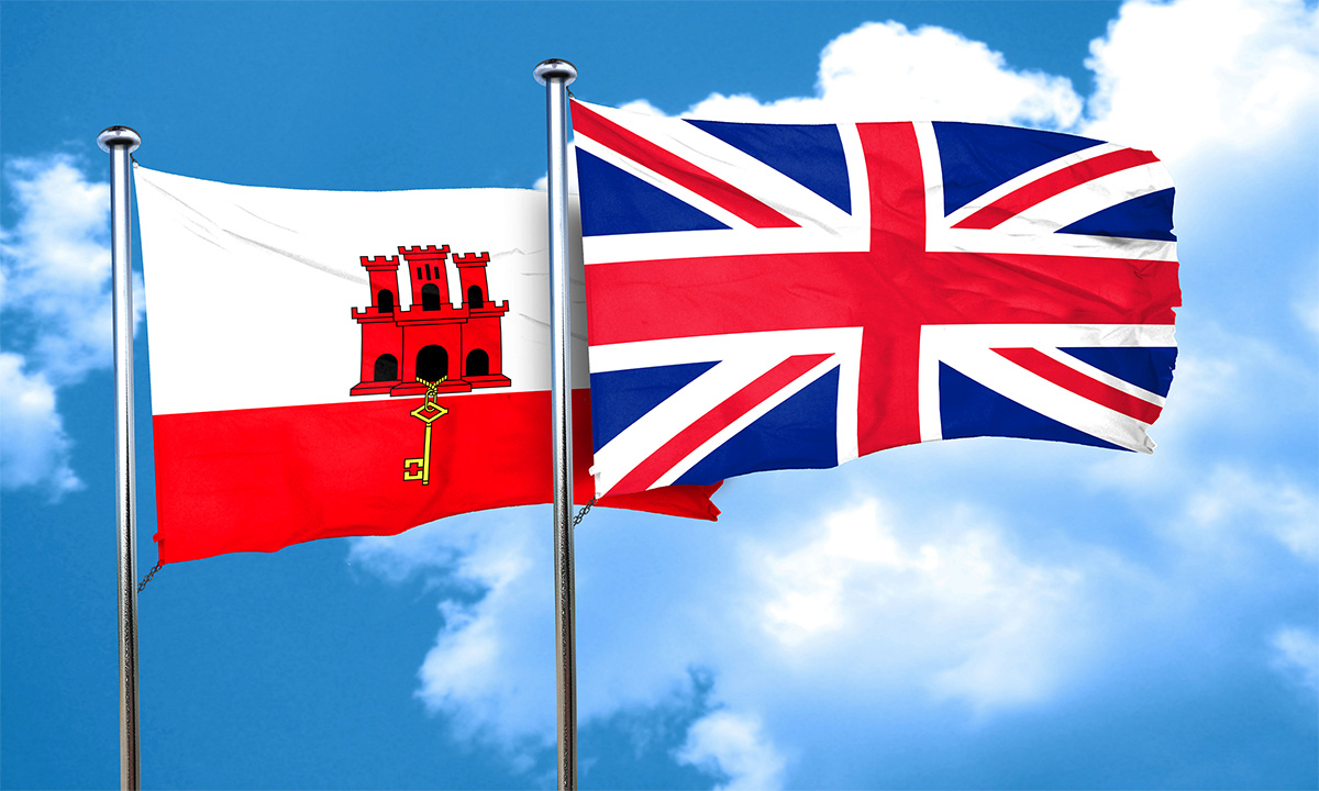 Gibraltar-UK-flag
